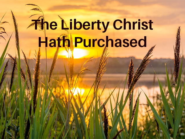 The Liberty Christ Hath Purchased