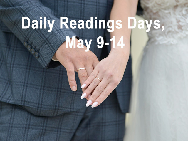 Daily Readings Days May 9-14 image