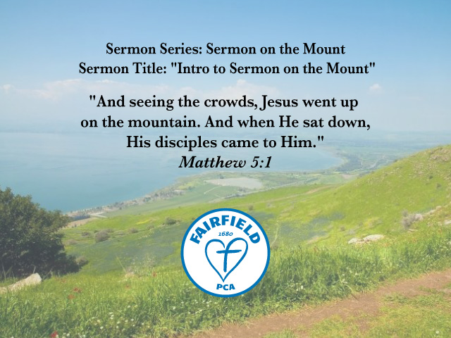 Intro to Sermon on the Mount